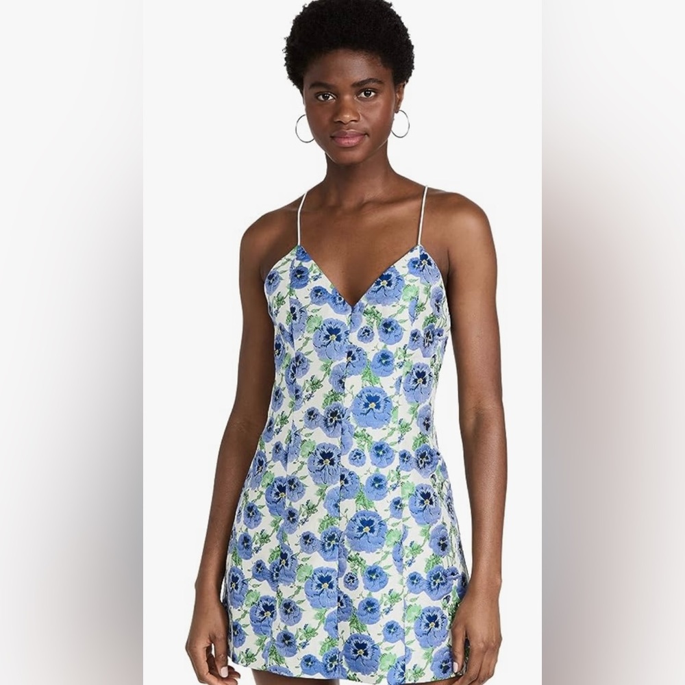 alice + olivia Tayla Lantern Mini Dress Perfect Pansy, 12, Never Worn, NWT